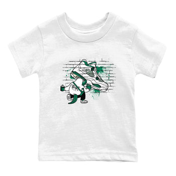 4s Oxidized Green shirts to match jordans Crocodile Artist sneaker match tees Air Jordan 4 Oxidized Green SNRT Sneaker Tees streetwear brand Baby and Youth White 2 cotton tee