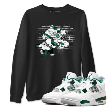 4s Oxidized Green shirts to match jordans Crocodile Artist sneaker match tees Air Jordan 4 Oxidized Green SNRT Sneaker Tees streetwear brand Black 1 unisex cotton tee