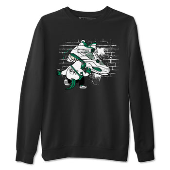 4s Oxidized Green shirts to match jordans Crocodile Artist sneaker match tees Air Jordan 4 Oxidized Green SNRT Sneaker Tees streetwear brand Black 2 unisex cotton tee