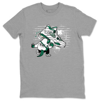 4s Oxidized Green shirts to match jordans Crocodile Artist sneaker match tees Air Jordan 4 Oxidized Green SNRT Sneaker Tees streetwear brand Heather Grey 2 unisex cotton tee