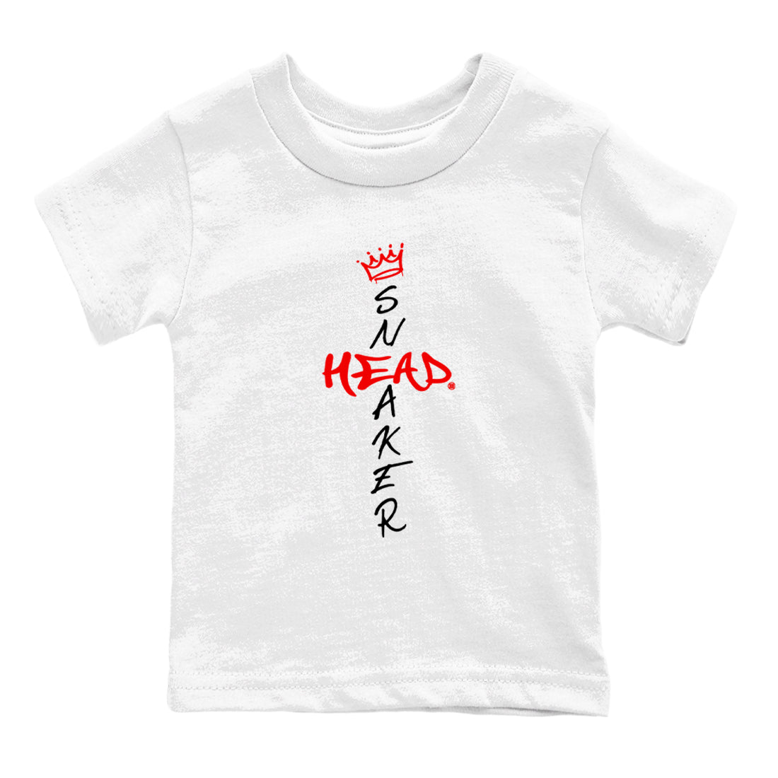 1s Black Toe Reimagined shirts to match jordans Cross Sneakerhead sneaker match tees Air Jordan 1 Black Toe Reimagined match shoes to clothes SNRT Sneaker Tees Youth Baby White 2 tee