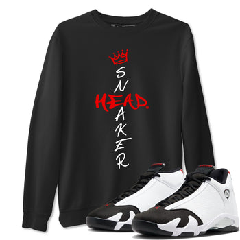 Air Jordan 14 Black Toe t shirts to match sneakers Cross Sneakerhead sneaker match tees 14s Black Toe sneaker match tee SNRT Sneaker Tees unisex cotton Black 1 shirts