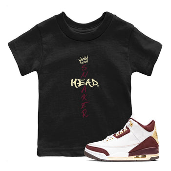 3s A Ma Maniere x Burgundy Crush shirts to match jordans Cross Sneakerhead sneaker match teesA Ma Maniére x Air Jordan 3 "Burgundy Crush" SNRT Sneaker Tees streetwear brand Baby and Youth Black 1 cotton tee