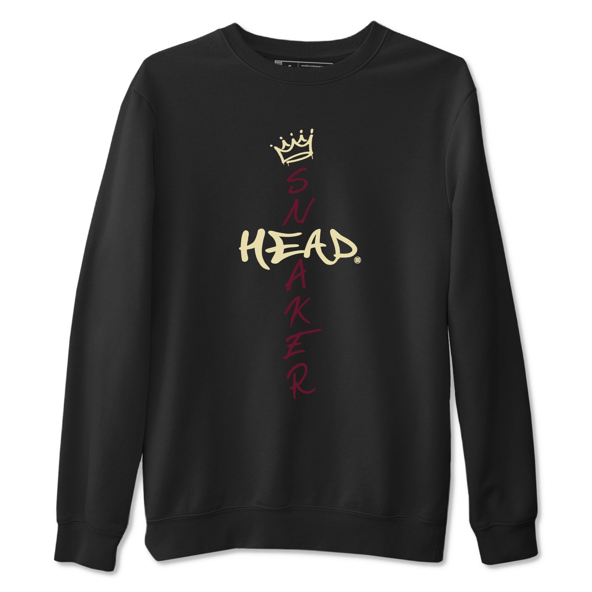 3s A Ma Maniere x Burgundy Crush shirts to match jordans Cross Sneakerhead sneaker match teesA Ma Maniére x Air Jordan 3 "Burgundy Crush" SNRT Sneaker Tees streetwear brand Black 2 unisex cotton tee