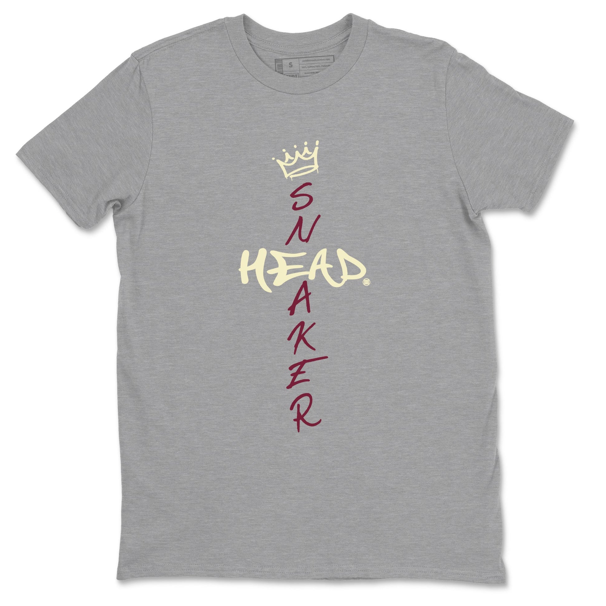 3s A Ma Maniere x Burgundy Crush shirts to match jordans Cross Sneakerhead sneaker match teesA Ma Maniére x Air Jordan 3 "Burgundy Crush" SNRT Sneaker Tees streetwear brand Heather Grey 2 unisex cotton tee
