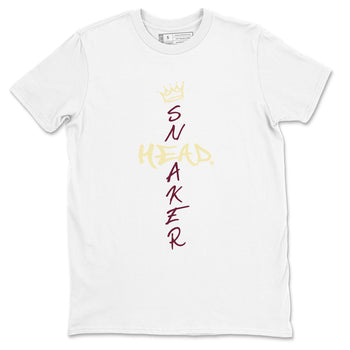 3s A Ma Maniere x Burgundy Crush shirts to match jordans Cross Sneakerhead sneaker match teesA Ma Maniére x Air Jordan 3 "Burgundy Crush" SNRT Sneaker Tees streetwear brand White 2 unisex cotton tee