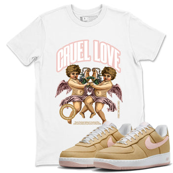 Air Force 1 Low Linen shirts to match jordans Cruel Love sneaker match tees Air Force 1 Linen Graphic Shirts To Match AF1 SNRT Sneaker Tees unisex cotton White 1 shirts