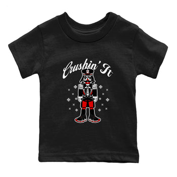 11s Bred Velvet shirts to match jordans Crushin' It sneaker match tees Air Jordan 11 Retro Bred Velvet match shoes to clothes SNRT Sneaker Tees Youth Baby Black 2 tee