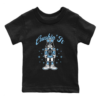 11s Legend Blue (Columbia) shirts to match jordans Crushin' It sneaker match tees Air Jordan 11 Retro Legend Blue match shoes to clothes SNRT Sneaker Tees Youth Baby Black 2 tee