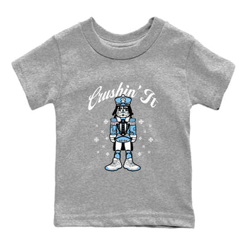 11s Legend Blue (Columbia) shirts to match jordans Crushin' It sneaker match tees Air Jordan 11 Retro Legend Blue match shoes to clothes SNRT Sneaker Tees Youth Baby Heather Grey 2 tee