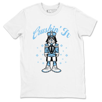 11s Legend Blue (Columbia) shirts to match jordans Crushin' It sneaker match tees Air Jordan 11 Retro Legend Blue match shoes to clothes SNRT Sneaker Tees unisex cotton White 2 shirts