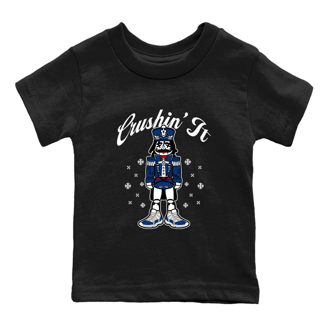 Sneaker Threads – Sneaker Tees To Match Air Jordan 11 Rare Air – Crushin' It Youth Graphic Tee Black 2. Perfect for Jordan releases 2025 colorways.