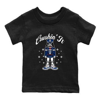Sneaker Threads – Sneaker Tees To Match Air Jordan 11 Rare Air – Crushin' It Youth Graphic Tee Black 2. Perfect for Jordan releases 2025 colorways.