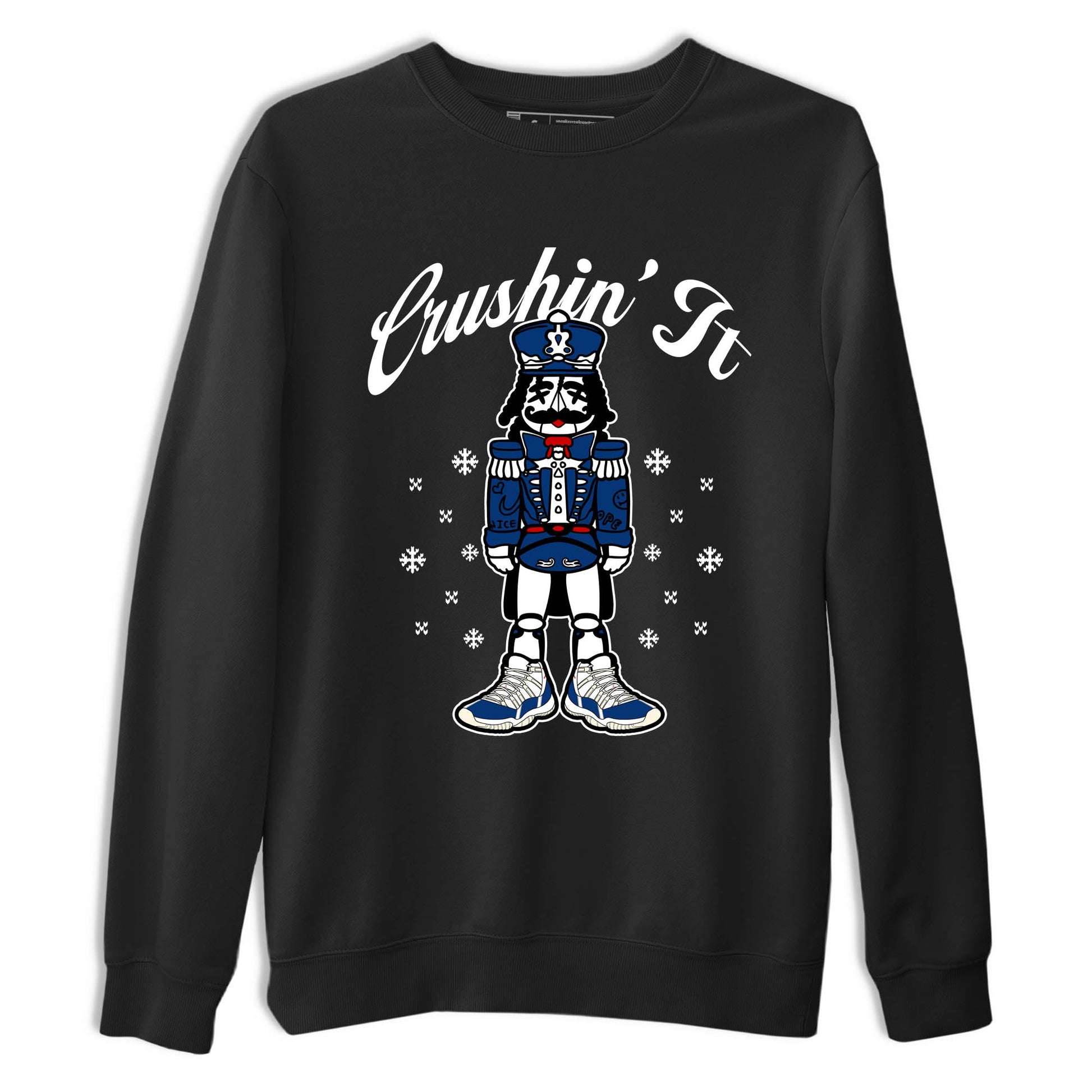 Sneaker Threads – Sneaker Tees To Match Air Jordan 11 Rare Air – Crushin' It Graphic Tee Black 2. Perfect for Jordan releases 2025 colorways.
