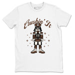 AJ12 Baroque Brown shirts to match jordans Crushin' It best t shirts to wear with jordans SoleFly x Jordan 12 Baroque Brown match shoes to clothes SNRT Sneaker Tees unisex cotton White 2 shirts