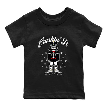 Sneaker Threads – Sneaker Tees To Match Air Jordan 12 Taxi – Crushin' It Youth Graphic Tee Black 2. Perfect for Jordan releases 2025 colorways.