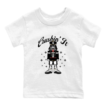 Sneaker Threads – Sneaker Tees To Match Air Jordan 12 Taxi – Crushin' It Youth Graphic Tee White 2. Perfect for Jordan releases 2025 colorways.