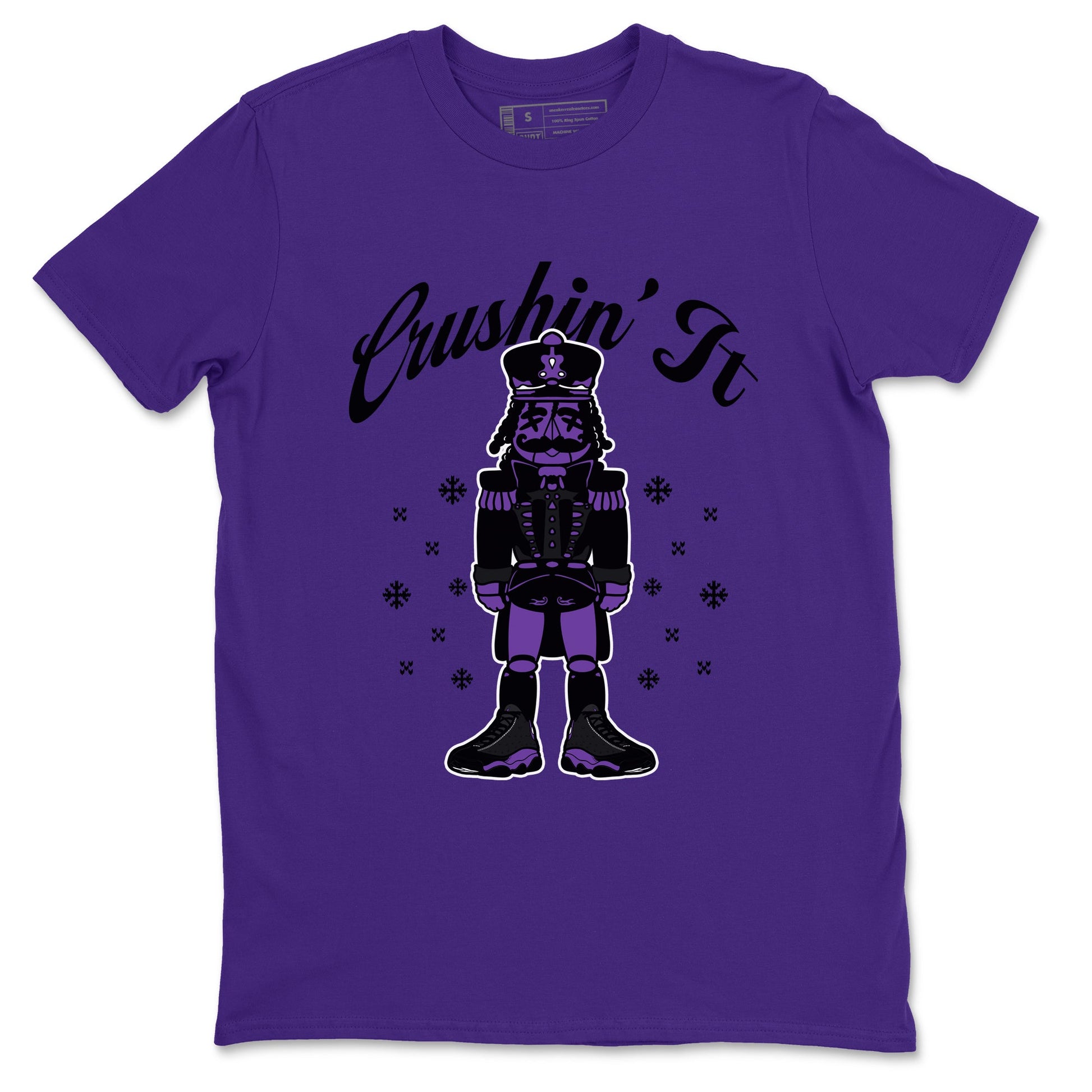 13s Court Purple shirts to match jordans Crushin' It t shirts to match sneakers Air Jordan 13 Retro Court Purple match shoes to clothes SNRT Sneaker Tees unisex cotton Purple 2 shirts