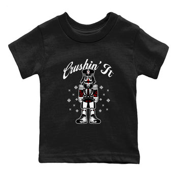 14s Black Toe shirts to match jordans Crushin' It t shirts to match sneakers Air Jordan 14 Retro Black Toe match shoes to clothes SNRT Sneaker Tees Youth Baby Black 2 tee