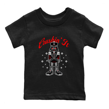 3s Black Cement t shirts to match sneakers Crushin' It Christmas Tee  Jordan 3 Retro Black Cement shirt SNRT Sneaker Tees Youth Baby Black 2 tee