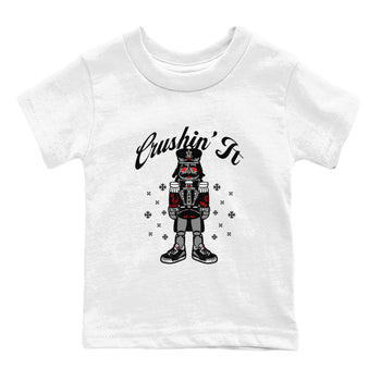 3s Black Cement t shirts to match sneakers Crushin' It Christmas Tee  Jordan 3 Retro Black Cement shirt SNRT Sneaker Tees Youth Baby White 2 tee