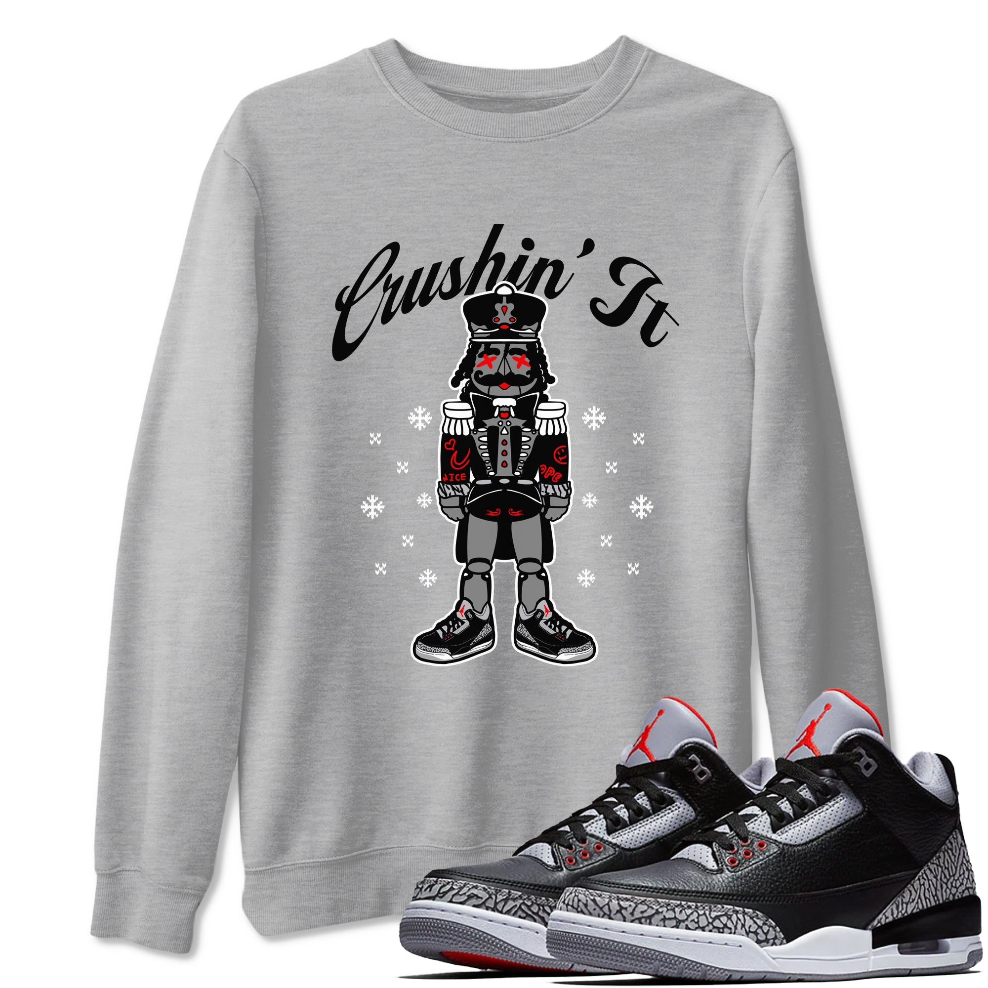 Shirt newest To Match Jordan 3 Retro Fire Red - Melanin Rugrats Kids 90's Got Em - Fire Red 3s Gifts Unisex Matching 3D Sweater