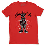 3s Black Cement t shirts to match sneakers Crushin' It Christmas Tee  Jordan 3 Retro Black Cement shirt SNRT Sneaker Tees unisex cotton Red 2 shirts