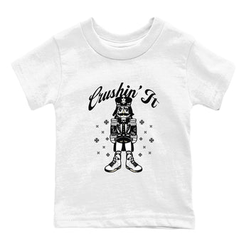 5s White Black shirts to match jordans Crushin' It sneaker match tees Air Jordan 5 Retro White Black match shoes to clothes SNRT Sneaker Tees Youth Baby White 2 tee