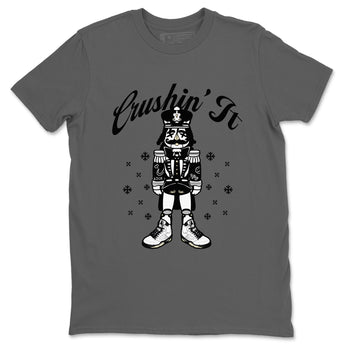 5s White Black shirts to match jordans Crushin' It sneaker match tees Air Jordan 5 Retro White Black match shoes to clothes SNRT Sneaker Tees unisex cotton Cool Grey 2 shirts