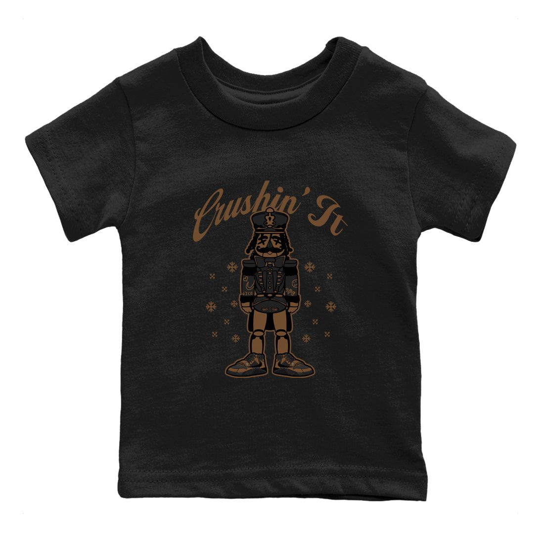 Jordan Jumpman Jack TR Travis Scott Dark Mocha shirts to match jordans Crushin' It sneaker match tees Jordan Jumpman Jack Travis Scott Dark Mocha match shoes to clothes SNRT Sneaker Tees Youth Baby Black 2 tee