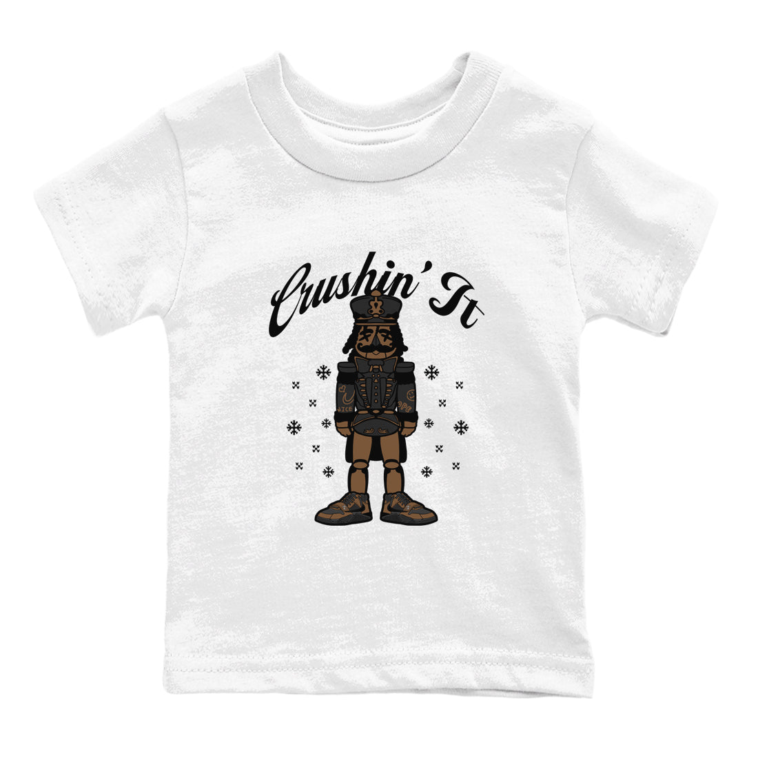Jordan Jumpman Jack TR Travis Scott Dark Mocha shirts to match jordans Crushin' It sneaker match tees Jordan Jumpman Jack Travis Scott Dark Mocha match shoes to clothes SNRT Sneaker Tees Youth Baby White 2 tee