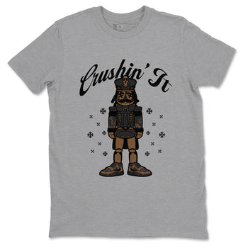 Jordan Jumpman Jack TR Travis Scott Dark Mocha shirts to match jordans Crushin' It sneaker match tees Jordan Jumpman Jack Travis Scott Dark Mocha match shoes to clothes SNRT Sneaker Tees unisex cotton Heather Grey 2 shirts