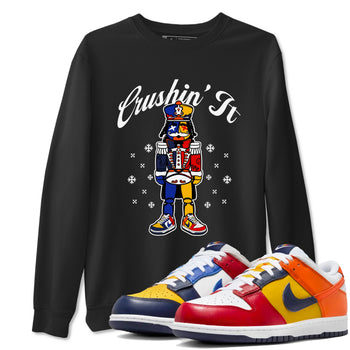 Dunk What The t shirts to match sneakers Crushin' It Christmas Tee  Dunk Low CO.JP What The shirt SNRT Sneaker Tees unisex cotton Black 1 shirts
