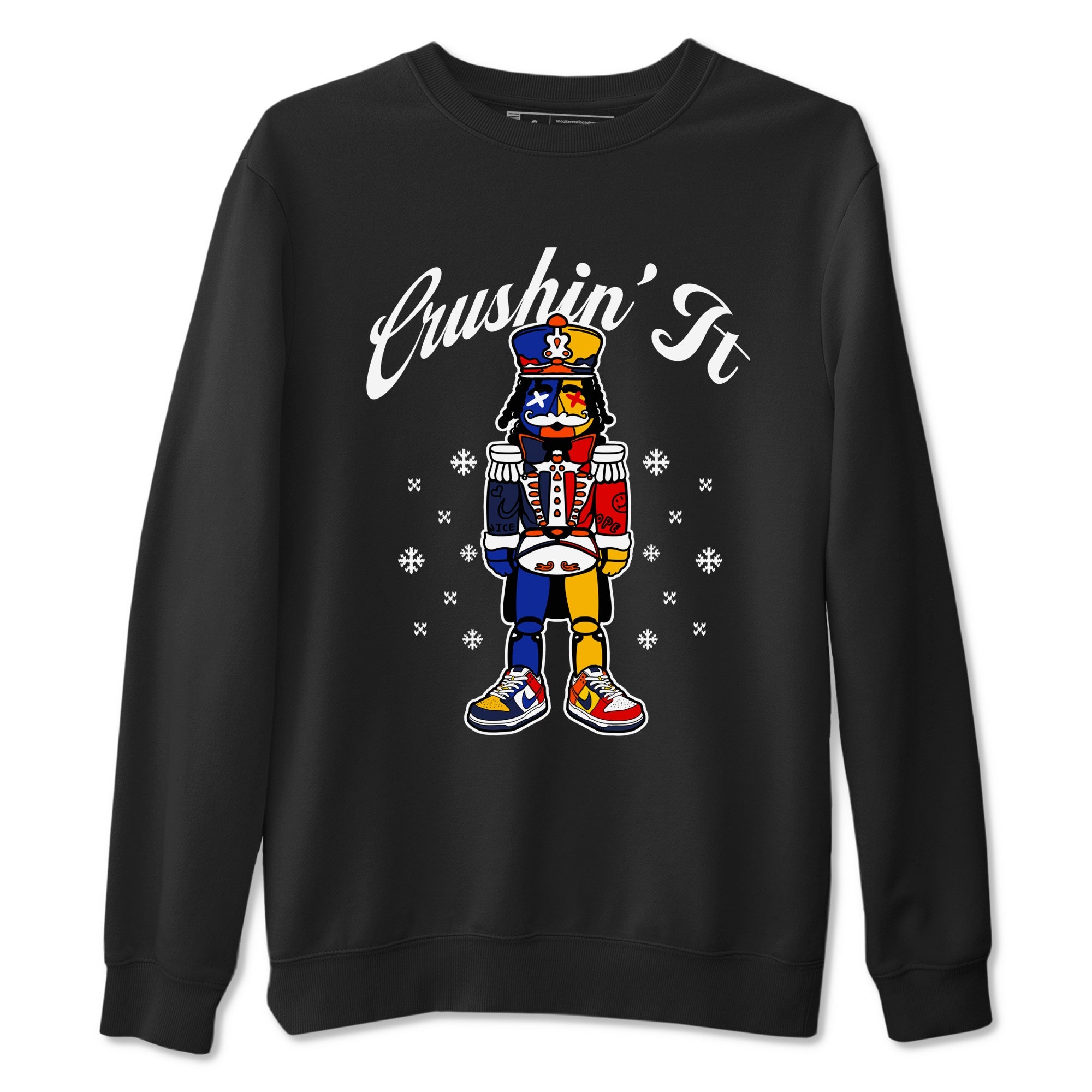 Dunk What The t shirts to match sneakers Crushin' It Christmas Tee  Dunk Low CO.JP What The shirt SNRT Sneaker Tees unisex cotton Black 2 shirts