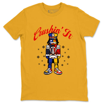Dunk What The t shirts to match sneakers Crushin' It Christmas Tee  Dunk Low CO.JP What The shirt SNRT Sneaker Tees unisex cotton Gold 2 shirts