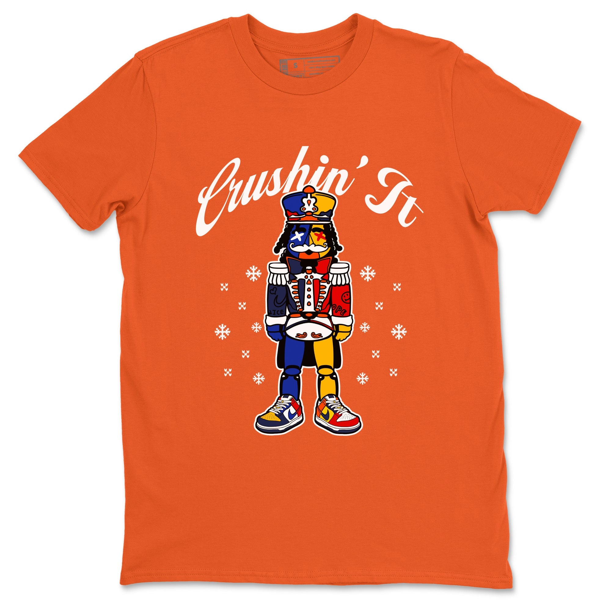 Dunk What The t shirts to match sneakers Crushin' It Christmas Tee  Dunk Low CO.JP What The shirt SNRT Sneaker Tees unisex cotton Orange 2 shirts
