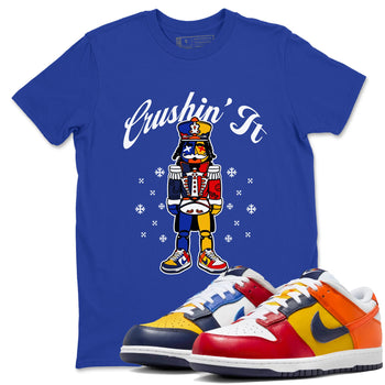 Dunk What The t shirts to match sneakers Crushin' It Christmas Tee  Dunk Low CO.JP What The shirt SNRT Sneaker Tees unisex cotton Royal Blue 1 shirts