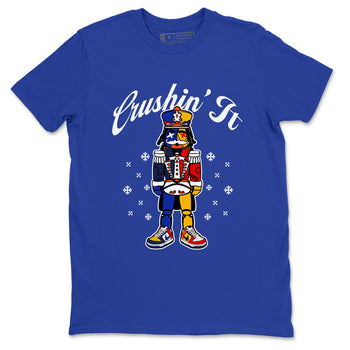 Dunk What The t shirts to match sneakers Crushin' It Christmas Tee  Dunk Low CO.JP What The shirt SNRT Sneaker Tees unisex cotton Royal Blue 2 shirts