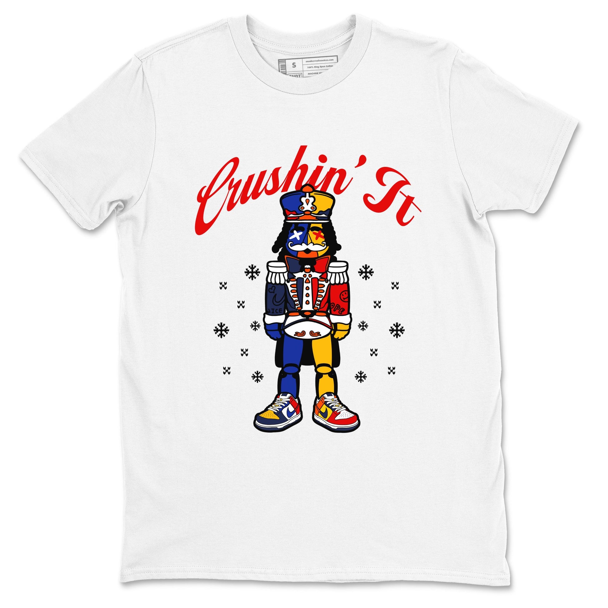 Dunk What The t shirts to match sneakers Crushin' It Christmas Tee  Dunk Low CO.JP What The shirt SNRT Sneaker Tees unisex cotton White 2 shirts