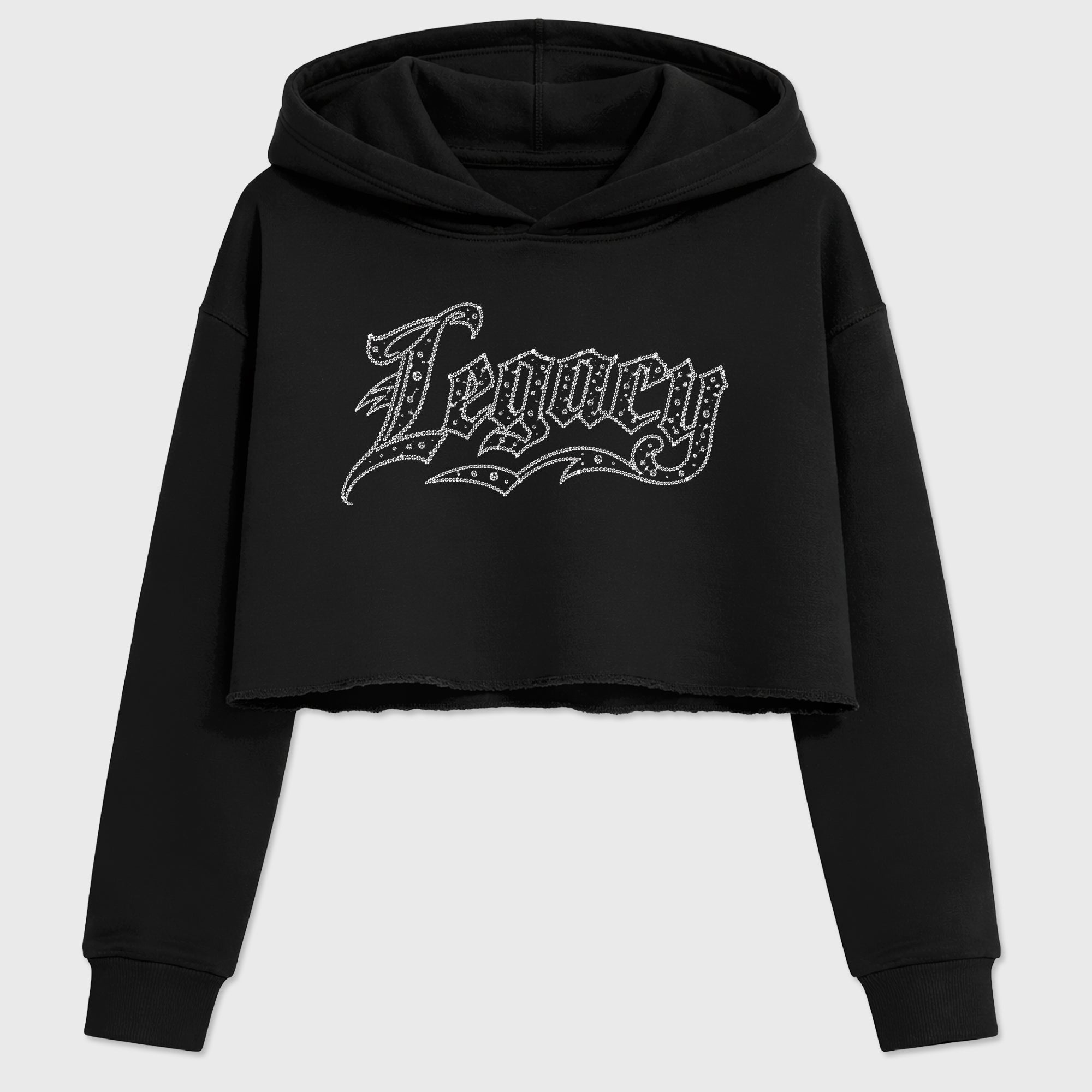 Crystal Legacy Women’s Graphic Crop Tee featuring original streetwear artwork designed to match the Air Max 90 Trophies. Black 2 Crop Tee.