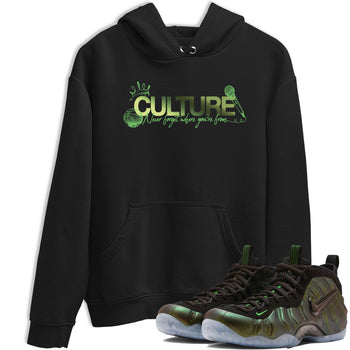 Best Christmas gifts for sneakerheads - Sneaker Tees To Match Air Foamposite One Pine Green Sneakers – Culture Tee Black 1