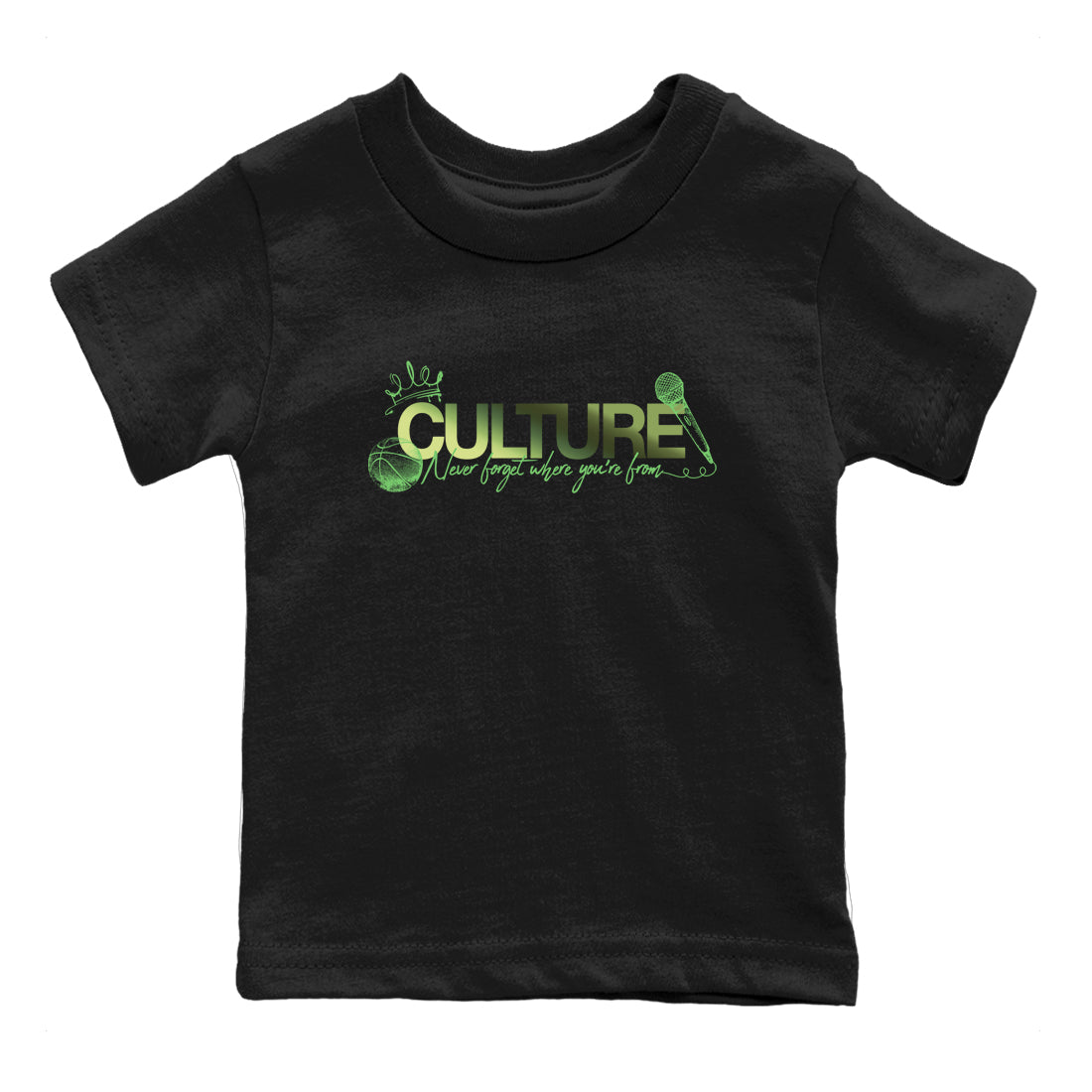 Best Christmas gifts for sneakerheads - Sneaker Tees To Match Air Foamposite One Pine Green Sneakers – Culture Kids T-Shirt Black 2