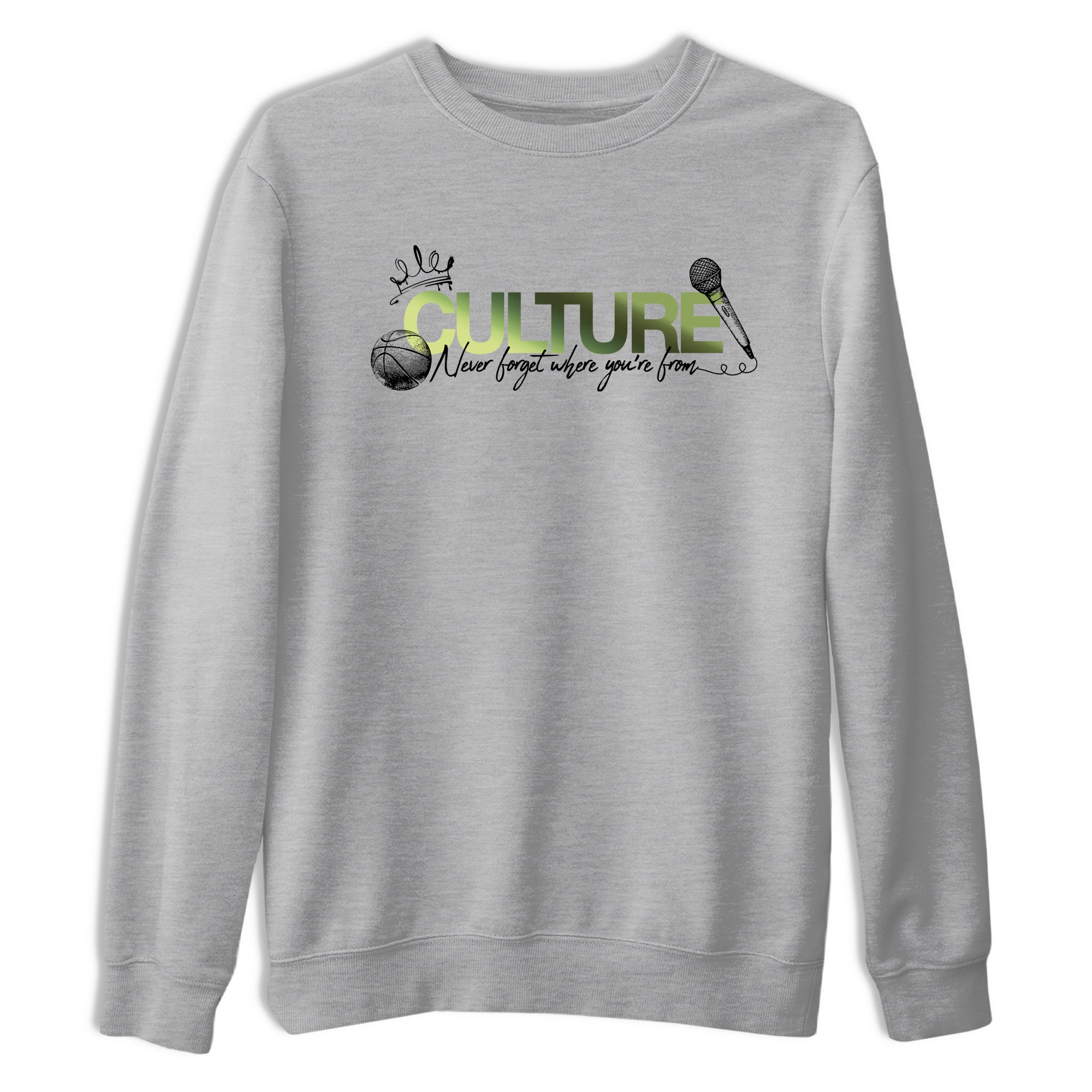Best Christmas gifts for sneakerheads - Sneaker Tees To Match Air Foamposite One Pine Green Sneakers – Culture Tee Heather Grey 2
