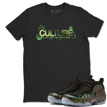 Best Christmas gifts for sneakerheads - Sneaker Tees To Match Air Foamposite One Pine Green Sneakers – Culture Tee Black 1