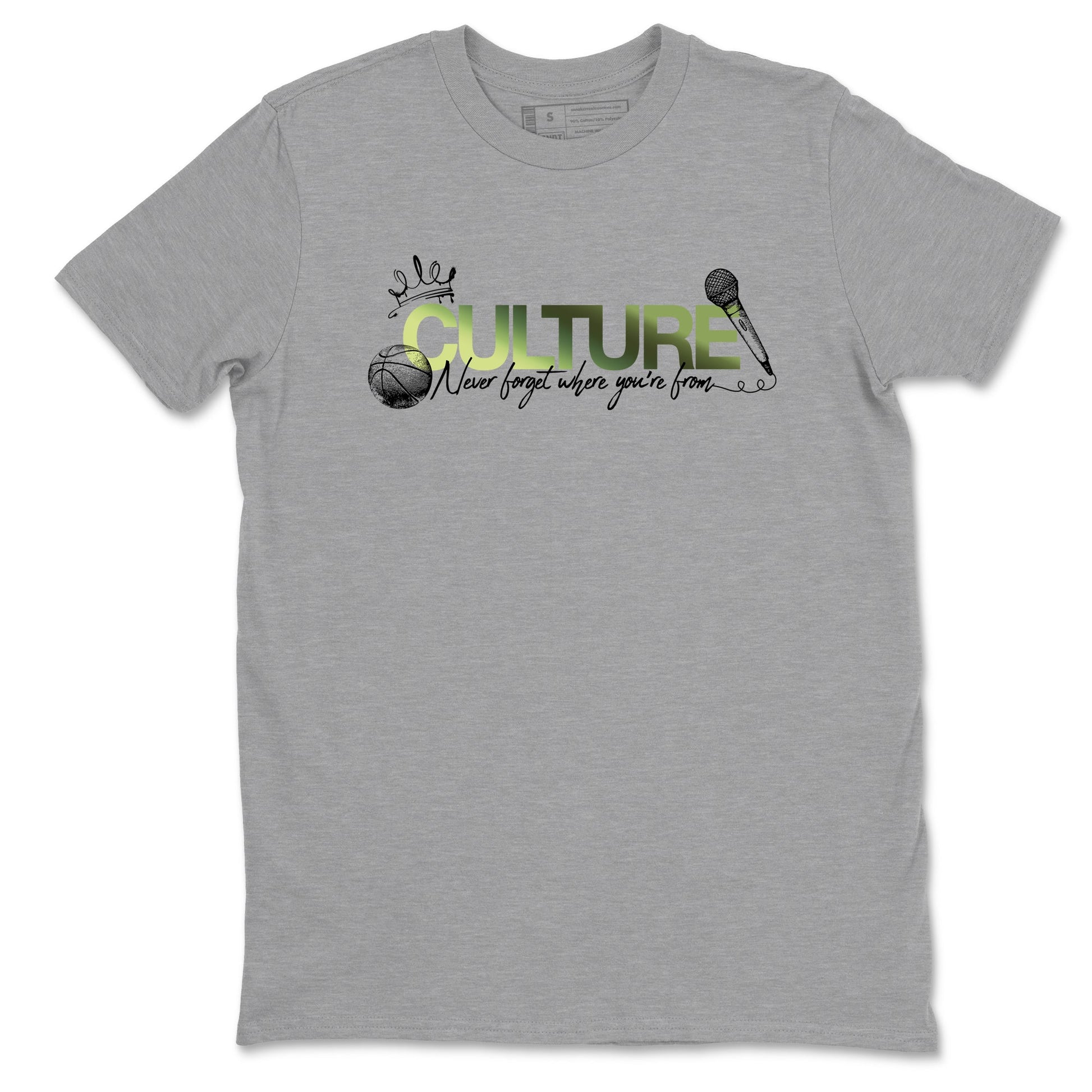Best Christmas gifts for sneakerheads - Sneaker Tees To Match Air Foamposite One Pine Green Sneakers – Culture Tee Heather Grey 2