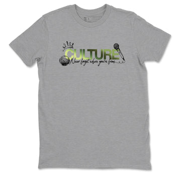 Best Christmas gifts for sneakerheads - Sneaker Tees To Match Air Foamposite One Pine Green Sneakers – Culture Tee Heather Grey 2