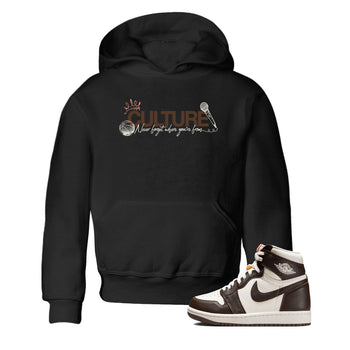 Sneaker match tees – Sneaker Tees To Match Air Jordan 1 Baroque Brown Shoes – Culture Kids T-Shirt Black 1