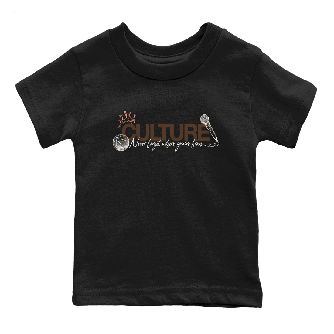 Sneaker match tees – Sneaker Tees To Match Air Jordan 1 Baroque Brown Shoes – Culture Kids T-Shirt Black 2