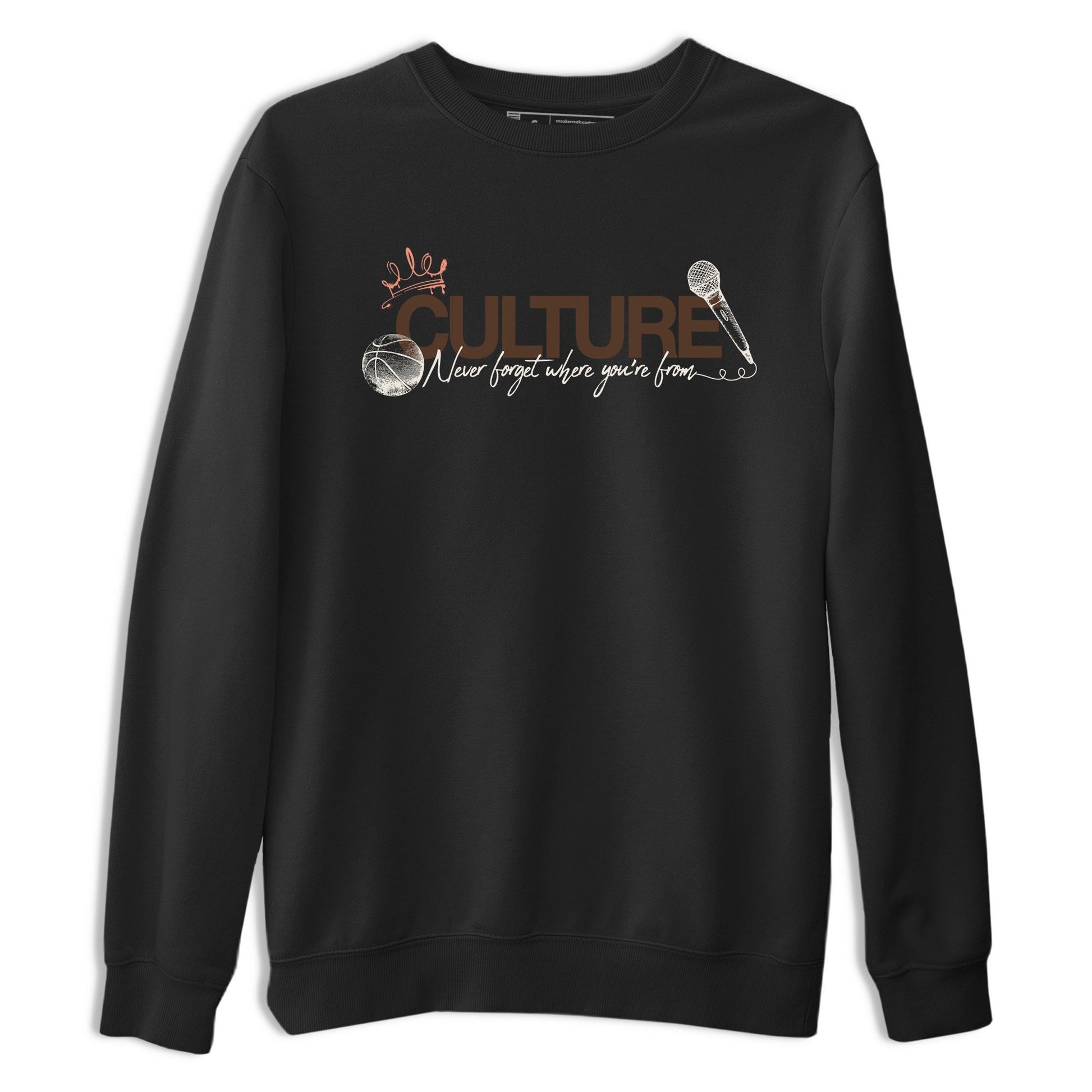 Sneaker match tees – Sneaker Tees To Match Air Jordan 1 Baroque Brown Shoes – Culture Tee Black 2