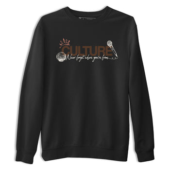Sneaker match tees – Sneaker Tees To Match Air Jordan 1 Baroque Brown Shoes – Culture Tee Black 2